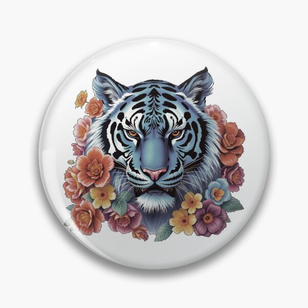 Item preview, Blue Tiger. vintage. designed and sold by EunsooLee.