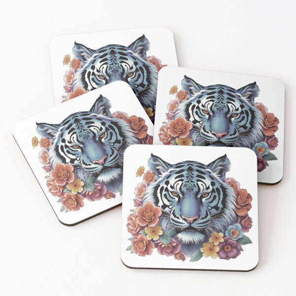 Item preview, Blue Tiger. vintage. designed and sold by EunsooLee.