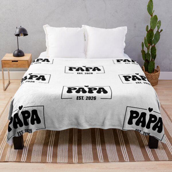 Item preview, Vintage Papa Est. 2026 Groovy Typography designed and sold by WhiteDoveArt.