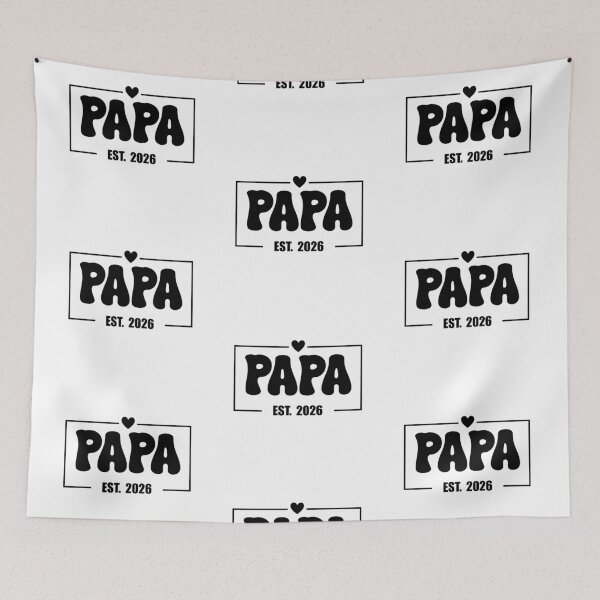 Item preview, Vintage Papa Est. 2026 Groovy Typography designed and sold by WhiteDoveArt.