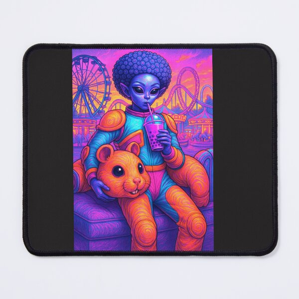 Item preview, Afro-Alien Breaktime: Cosmic Cutie Off the Clock”  designed and sold by ReyDeLaCalle.