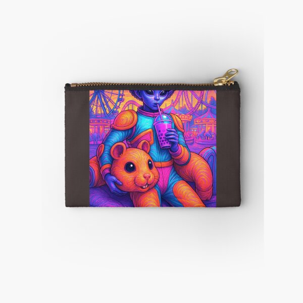 Item preview, Afro-Alien Breaktime: Cosmic Cutie Off the Clock”  designed and sold by ReyDeLaCalle.