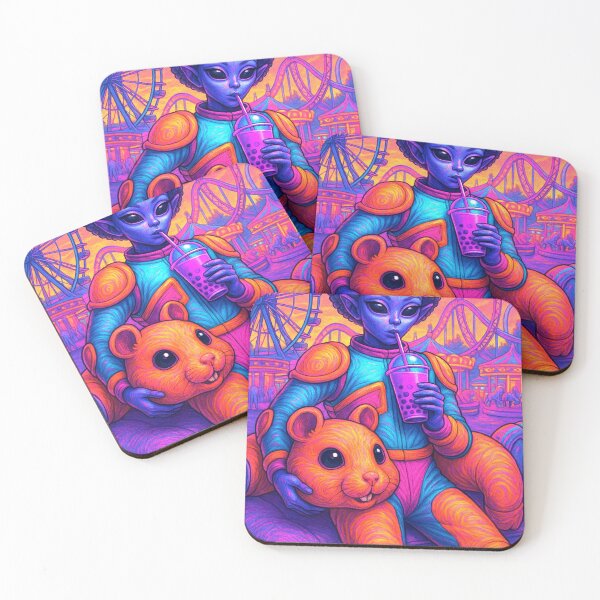 Item preview, Afro-Alien Breaktime: Cosmic Cutie Off the Clock”  designed and sold by ReyDeLaCalle.