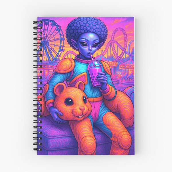 Item preview, Afro-Alien Breaktime: Cosmic Cutie Off the Clock”  designed and sold by ReyDeLaCalle.