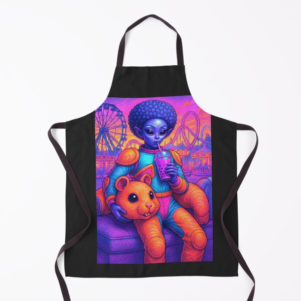 Item preview, Afro-Alien Breaktime: Cosmic Cutie Off the Clock”  designed and sold by ReyDeLaCalle.