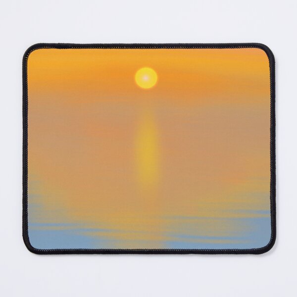 Item preview, Tranquil Golden Sunset Digital Painting designed and sold by BLITZNBLING.