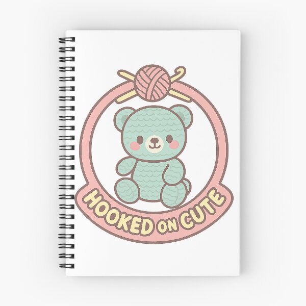 Item preview, Bear & Hook Badge – Hooked on Cute Amigurumi designed and sold by FTS-Studio.