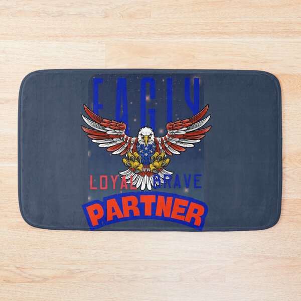 Item preview, Eagly (Bald Eagle) Loyal Brave Partner | American Flag Eagle Design in Pantone Red & Blue designed and sold by Trendofashion.