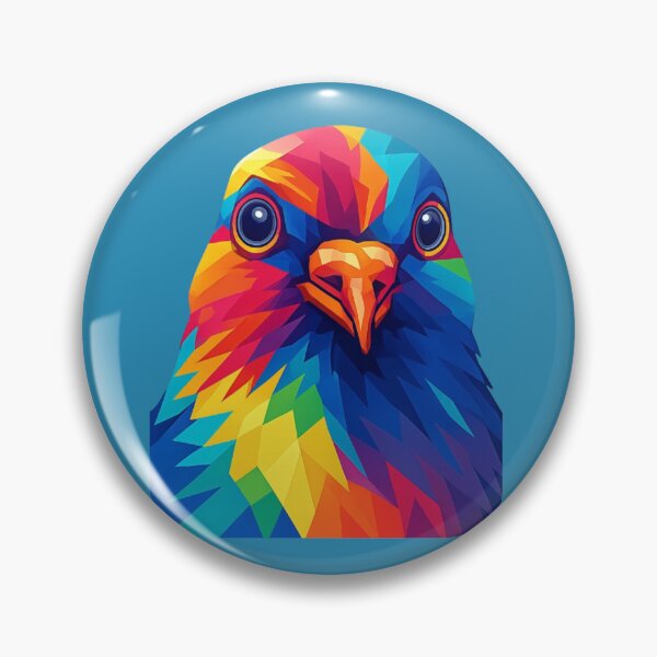 Item preview, Colombe Pop Art – Regard perçant et couleurs vibrantes. Pop Art Dove – Bold Gaze & Vivid Colors designed and sold by Drawingshirts.