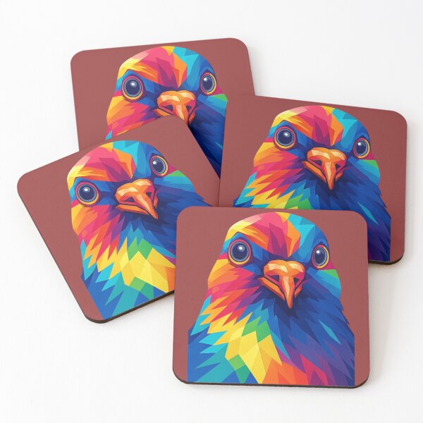 Item preview, Colombe Pop Art – Regard perçant et couleurs vibrantes. Pop Art Dove – Bold Gaze & Vivid Colors designed and sold by Drawingshirts.