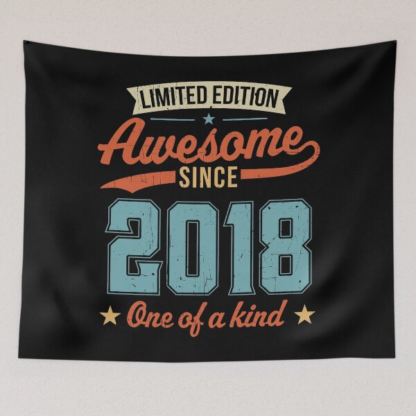 Item preview, Awesome Since 2018 designed and sold by PaulSDesign.