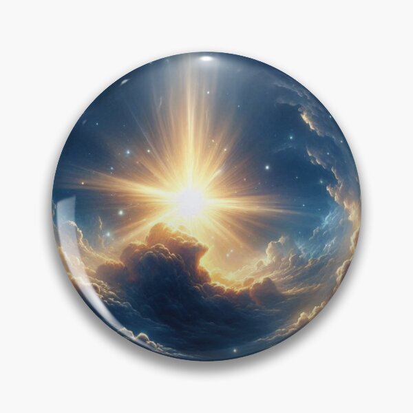 Item preview,  Genesis 1:1 – Divine Creation in Light and Darkness,  designed and sold by PaintMeWorld.