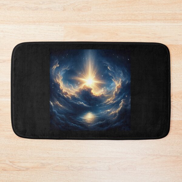 Item preview,  Genesis 1:1 – Divine Creation in Light and Darkness,  designed and sold by PaintMeWorld.
