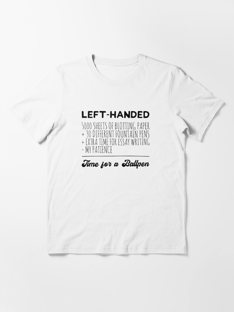 Left Handed Leftie Funny Ink Pen School Teacher' Men's T-Shirt