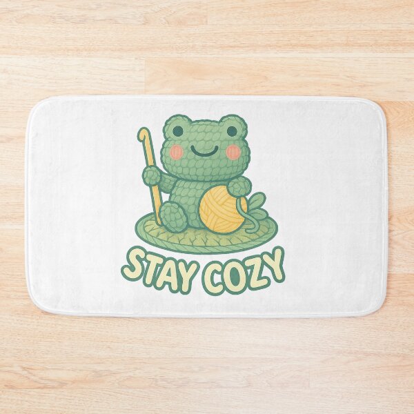 Item preview, Yarn Frog on Lily Pad – Stay Cozy Amigurumi designed and sold by FTS-Studio.