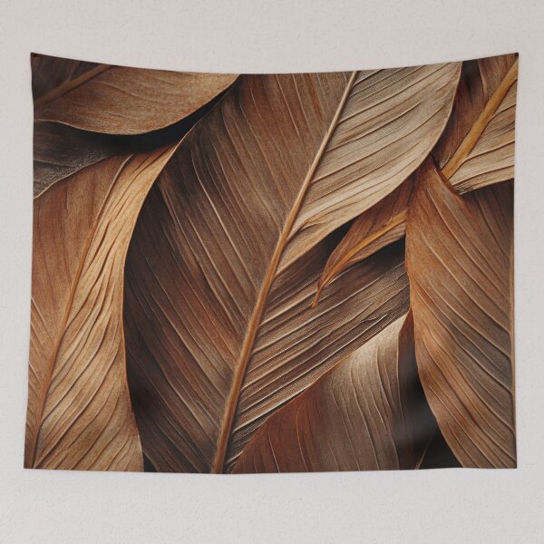 Item preview, Artful display of brown leaves designed and sold by anytka.
