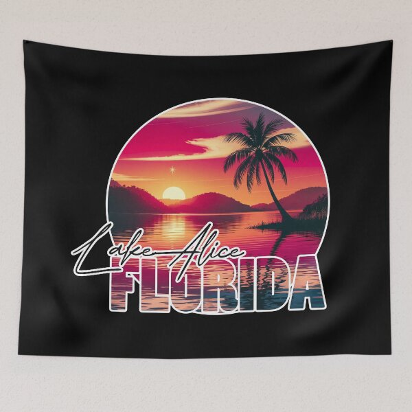 Item preview, Lake Alice, Florida, Lake sunset designed and sold by Wanderful-roads.