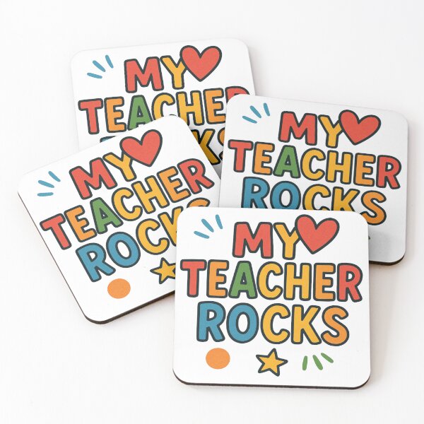 Item preview, My First Grade Teacher Rocks designed and sold by Item Geeks.