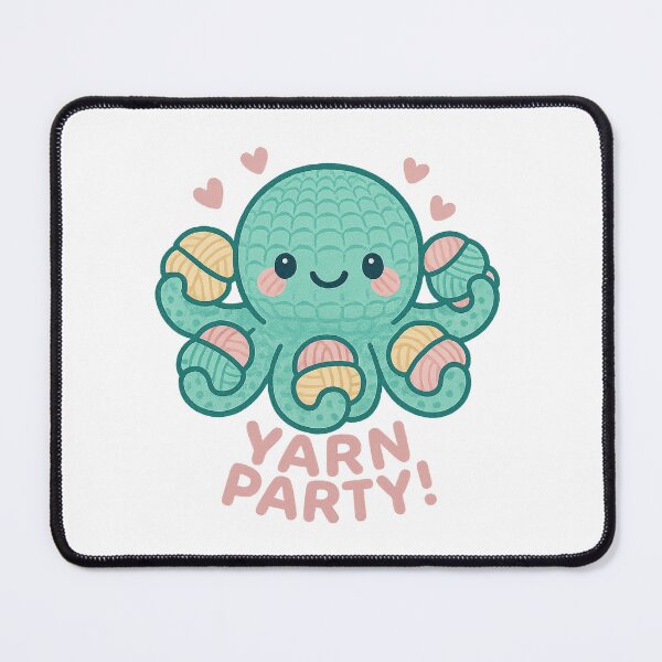 Item preview, Octopus With Mini Skeins – Yarn Party Amigurumi designed and sold by FTS-Studio.