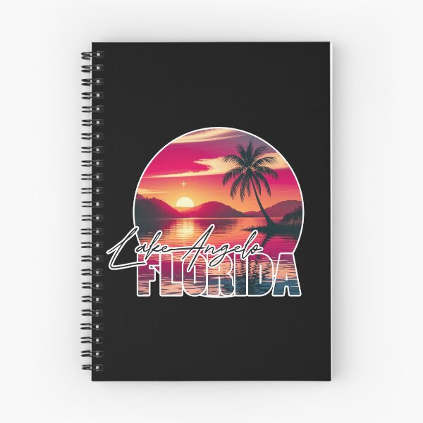 Item preview, Lake Angelo, Florida, Lake sunset designed and sold by Wanderful-roads.