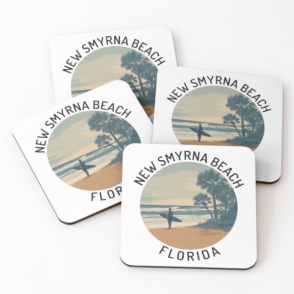 Item preview, New Smyrna Beach - Florida (with Black Lettering) designed and sold by VelvetRoom.