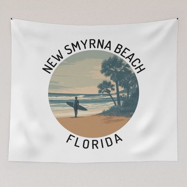 Item preview, New Smyrna Beach - Florida (with Black Lettering) designed and sold by VelvetRoom.