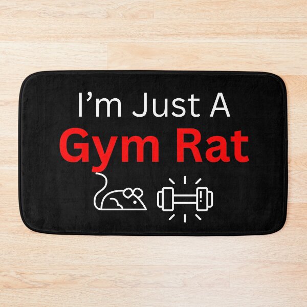 Item preview, I'm Just A Gym Rat T-Shirt Funny Fitness Tee designed and sold by Just You Tee | Say It Loud, Wear It Proud.