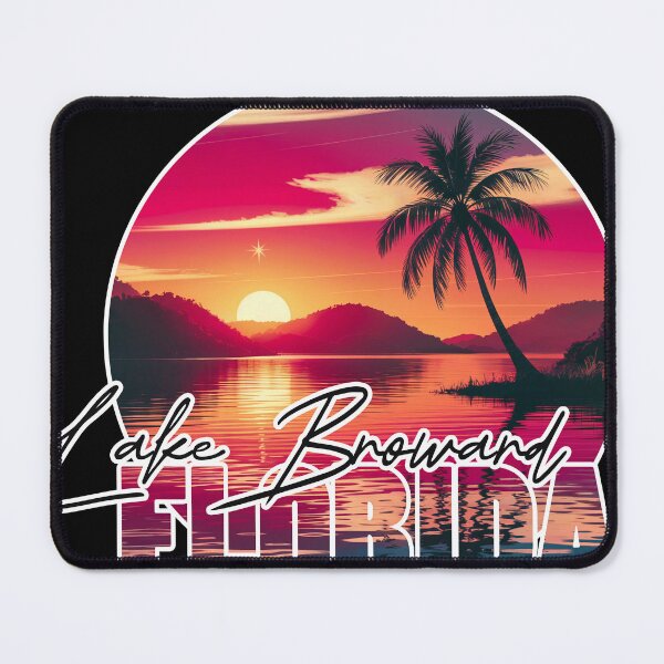 Item preview, Lake Broward, Florida, Lake sunset designed and sold by Wanderful-roads.