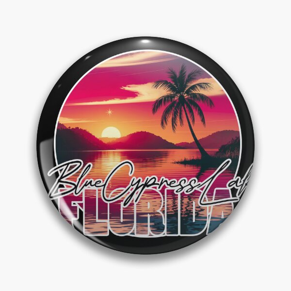 Item preview, Blue Cypress Lake, Florida, Lake sunset designed and sold by Wanderful-roads.