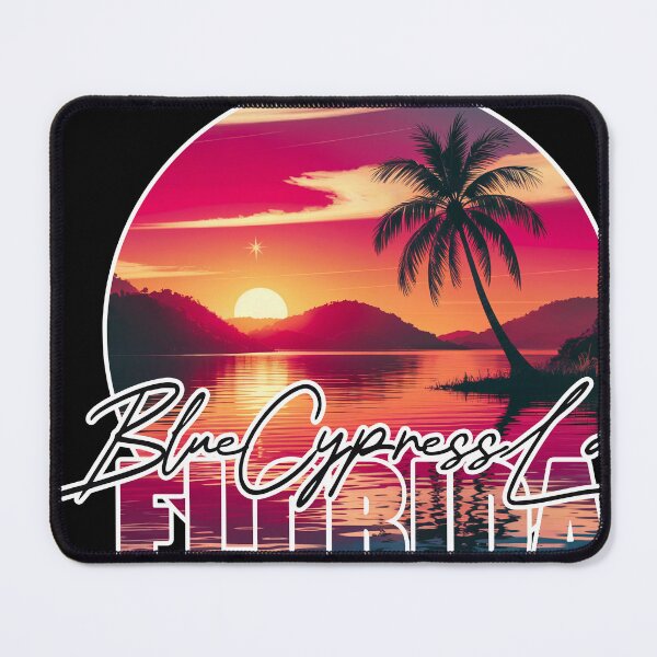 Item preview, Blue Cypress Lake, Florida, Lake sunset designed and sold by Wanderful-roads.