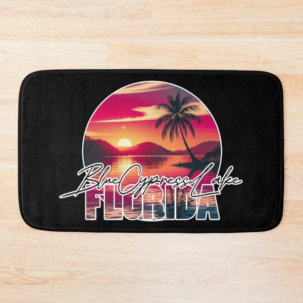 Item preview, Blue Cypress Lake, Florida, Lake sunset designed and sold by Wanderful-roads.