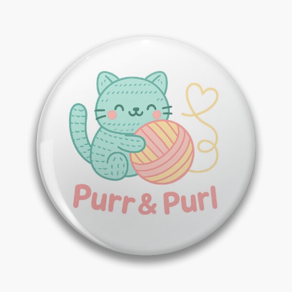Item preview, Cat & Yarn Tangle – Purr & Purl Amigurumi designed and sold by FTS-Studio.