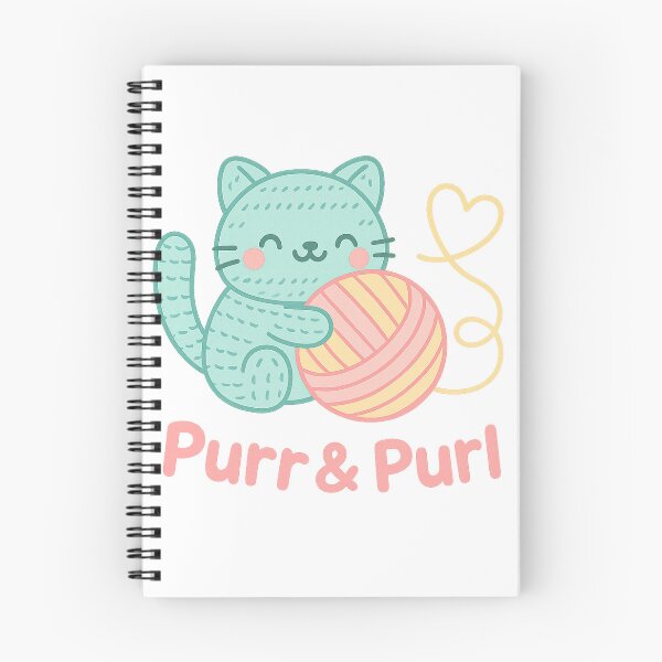Item preview, Cat & Yarn Tangle – Purr & Purl Amigurumi designed and sold by FTS-Studio.