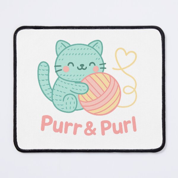 Item preview, Cat & Yarn Tangle – Purr & Purl Amigurumi designed and sold by FTS-Studio.