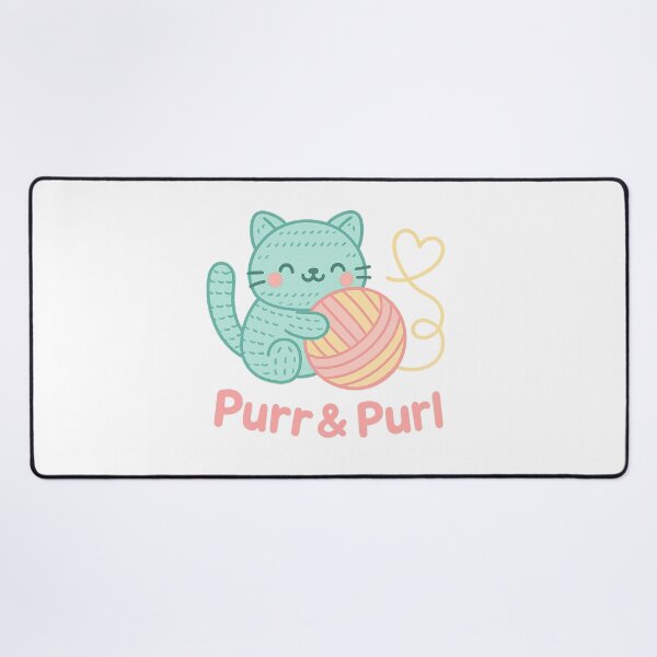 Item preview, Cat & Yarn Tangle – Purr & Purl Amigurumi designed and sold by FTS-Studio.