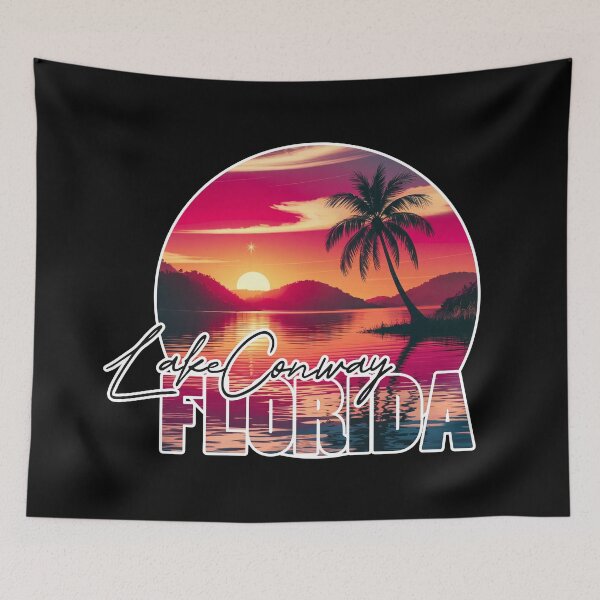 Item preview, Lake Conway, Florida, Lake sunset designed and sold by Wanderful-roads.