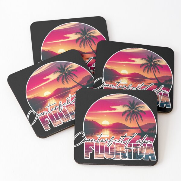 Item preview, Counterfeit Lake, Florida, Lake sunset designed and sold by Wanderful-roads.