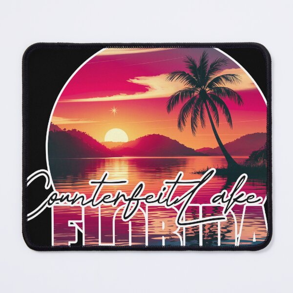 Item preview, Counterfeit Lake, Florida, Lake sunset designed and sold by Wanderful-roads.