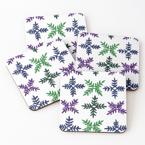 Item preview, Colorful Snowflake Pattern – Winter Holiday Design style 1 designed and sold by BulletKitty82.