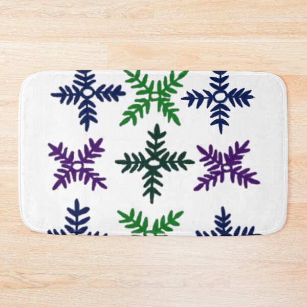 Item preview, Colorful Snowflake Pattern – Winter Holiday Design style 1 designed and sold by BulletKitty82.