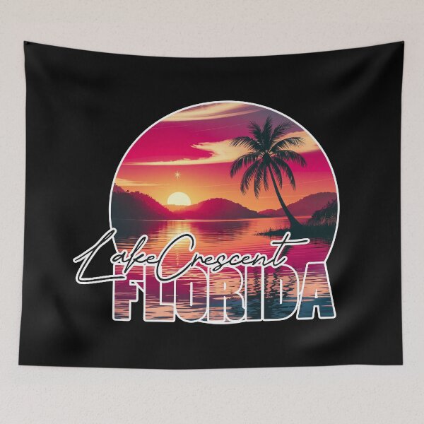 Item preview, Lake Crescent, Florida, Lake sunset designed and sold by Wanderful-roads.