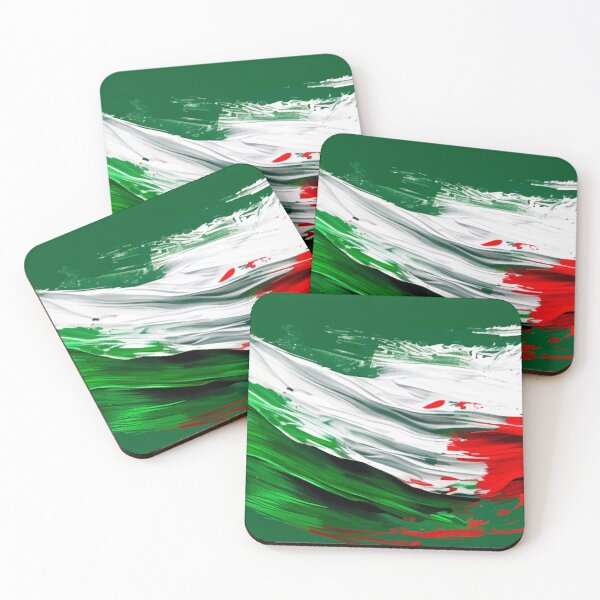 Item preview, mexican flag Abstract Flag Vibes designed and sold by Uglyandcute.