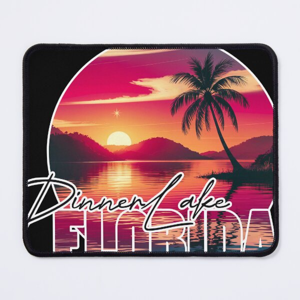 Item preview, Dinner Lake, Florida, Lake sunset designed and sold by Wanderful-roads.