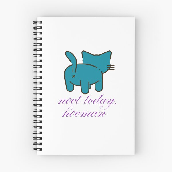 Item preview, Not Today Hooman  designed and sold by ridnaledesigner.