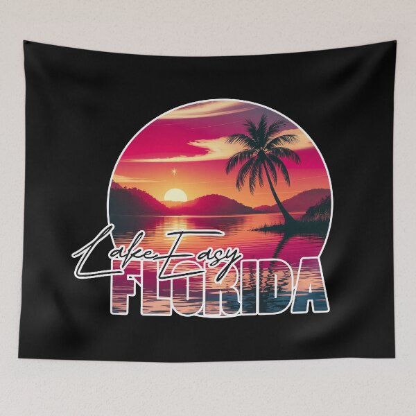 Item preview, Lake Easy, Florida, Lake sunset designed and sold by Wanderful-roads.