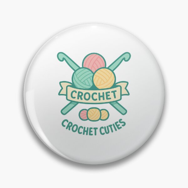 Item preview, Hook & Skeins Banner – Crochet Cuties Emblem designed and sold by FTS-Studio.