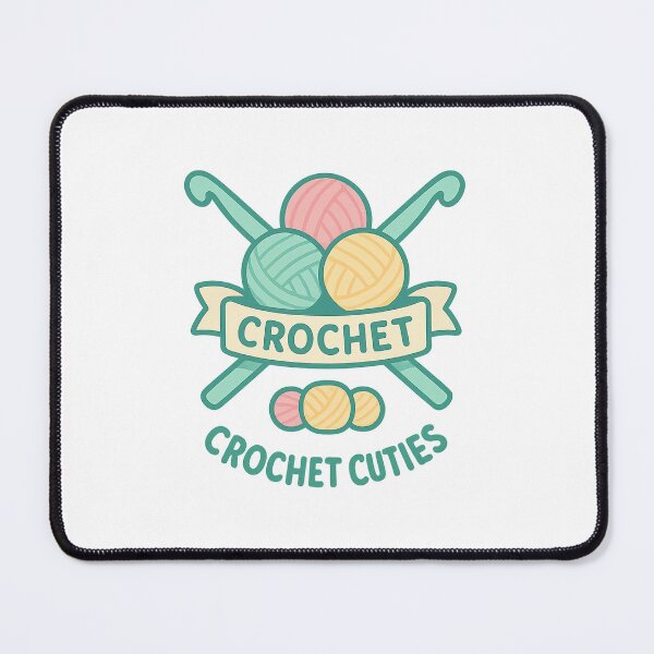 Item preview, Hook & Skeins Banner – Crochet Cuties Emblem designed and sold by FTS-Studio.