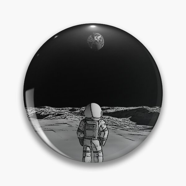 Item preview, Earthgazing Astronaut on the Moon  designed and sold by Synodic3D.