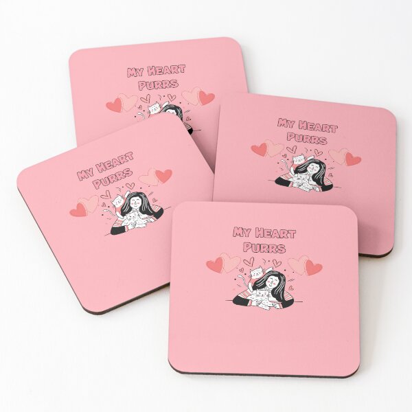 Item preview, My heart purrs designed and sold by BritishDelights.
