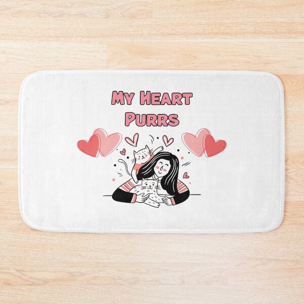 Item preview, My heart purrs designed and sold by BritishDelights.